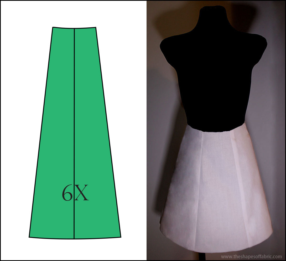 a-line panel skirt