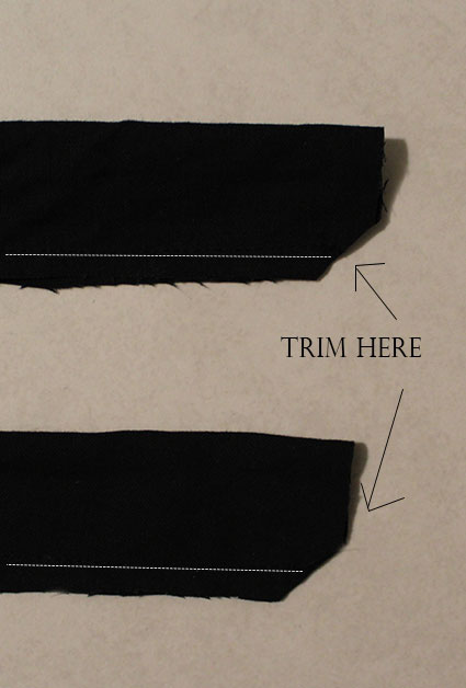 preparing the handles