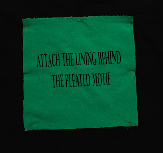 attaching lining