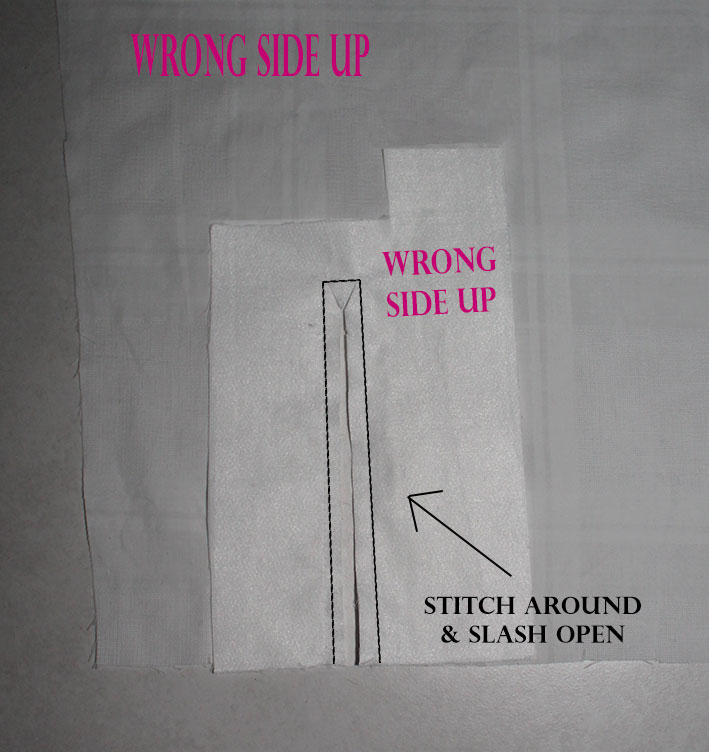 sewing sleeve placket
