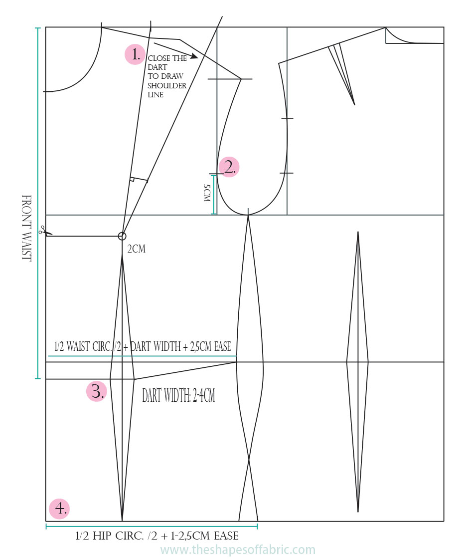 basic-bodice-pattern5-the-shapes-of-fabric