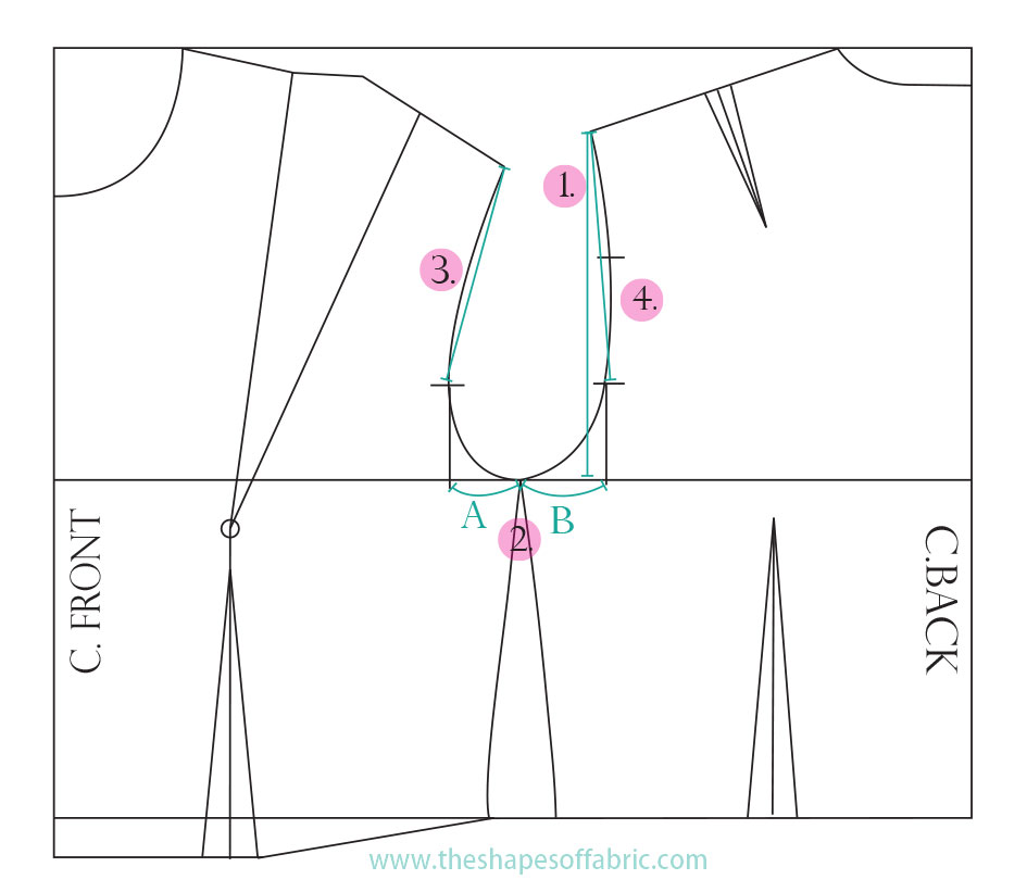 Drafting Procedures of Short Tops - Textile Learner