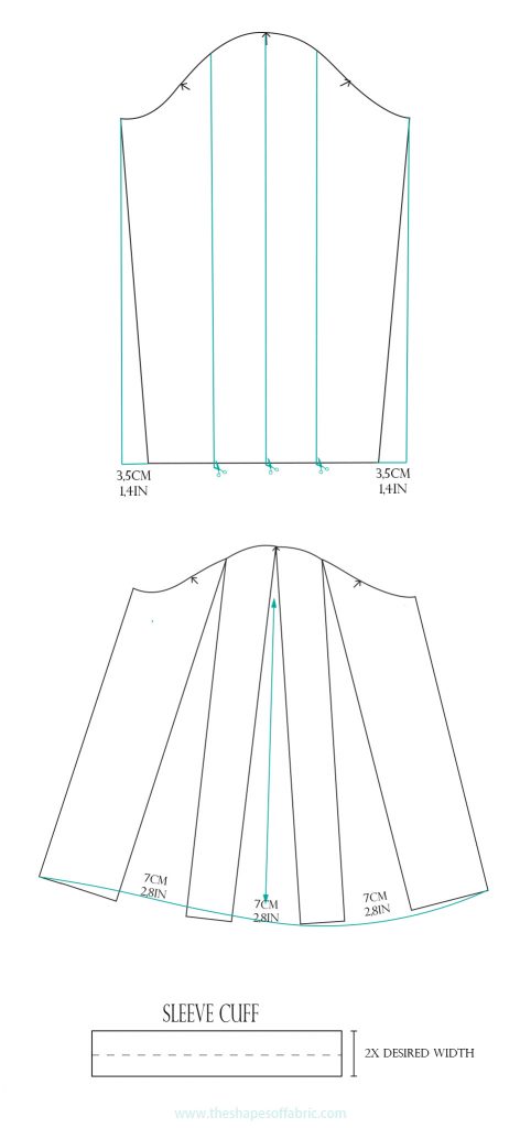 Sewing Project Bishop Sleeve Sweater The Shapes Of Fabric