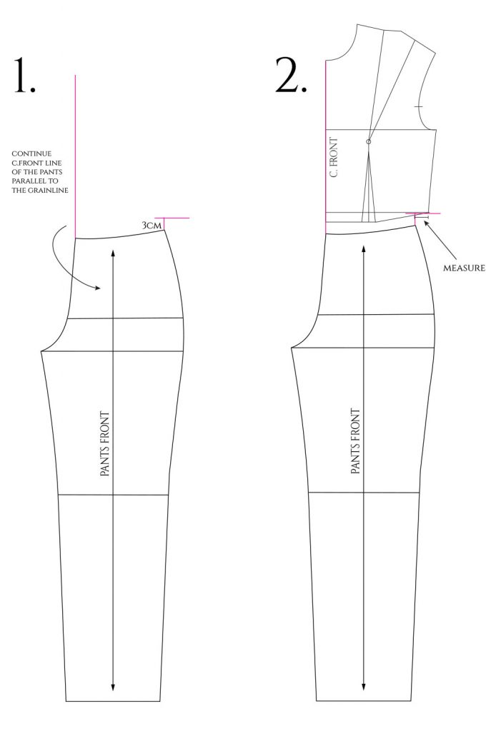 basic jumpsuit pattern front
