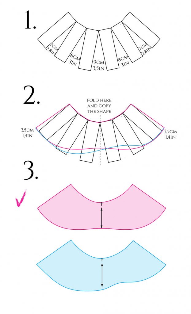Gelato Blouse pattern hack for ruffle