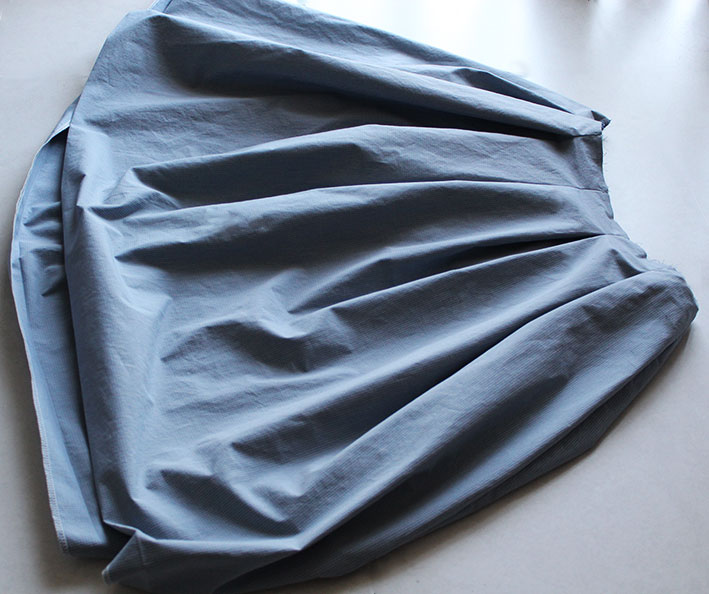 Pleated skirt