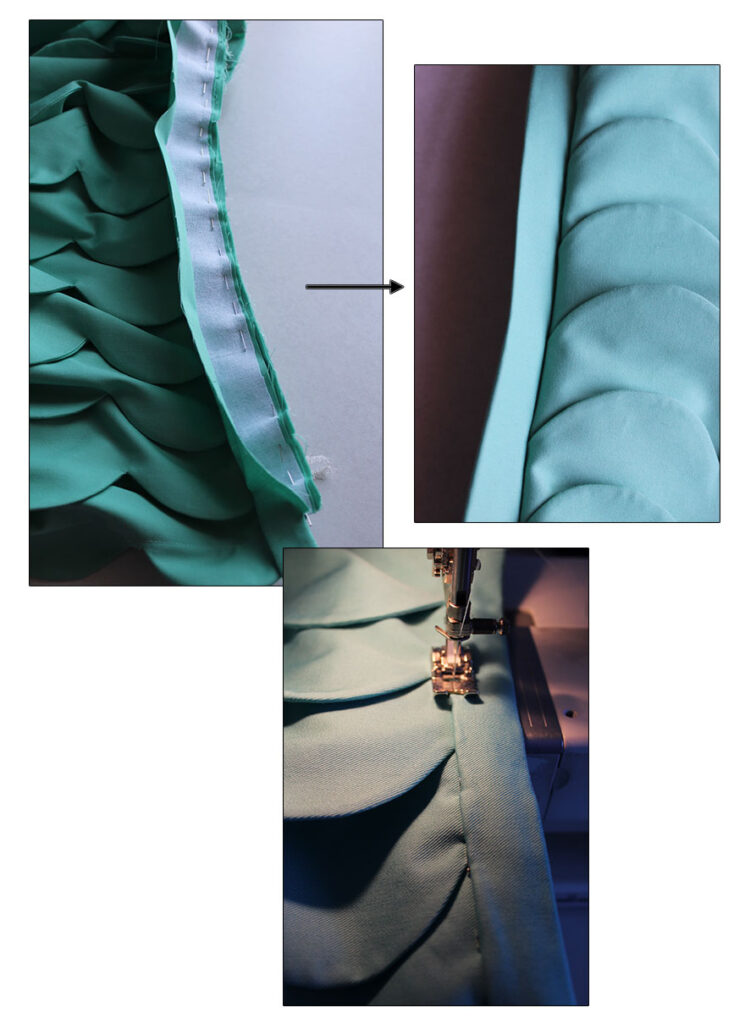sewing skirt waistband