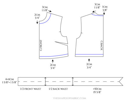 Patternmaking Tutorial: Bow Top Special - The Shapes of Fabric