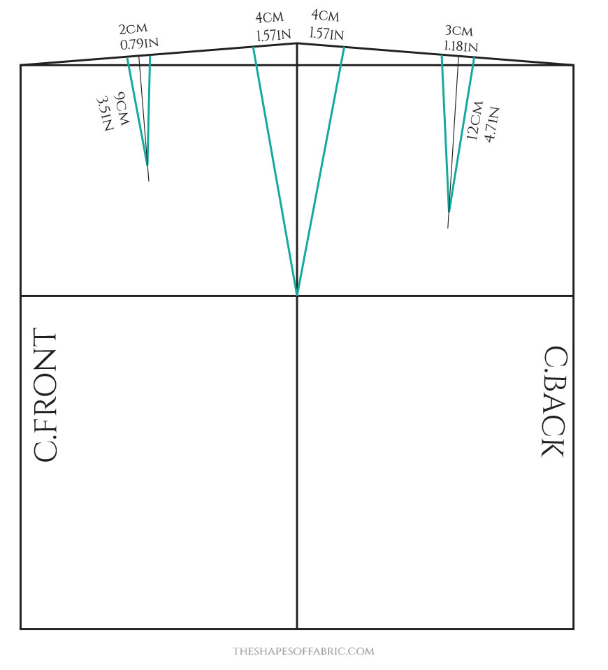 How to Draft the Basic Skirt Pattern - The Shapes of Fabric