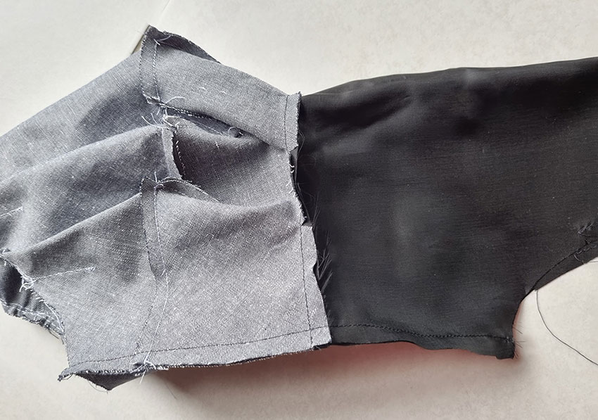 Attaching the lining