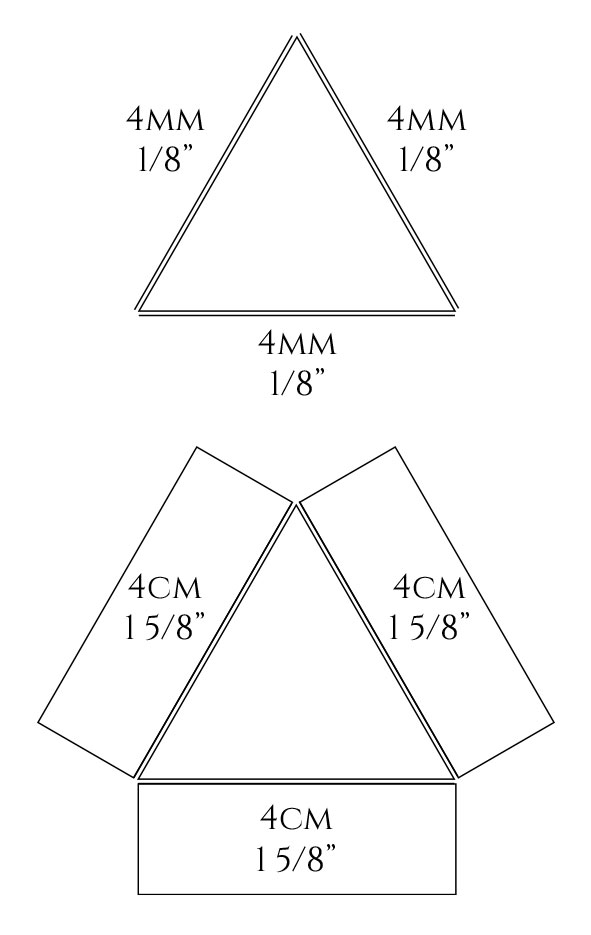 How to add height to turn triangles 3D