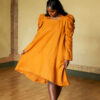 Model wearing the Jasmiina dress. Photo by Laura Oja.