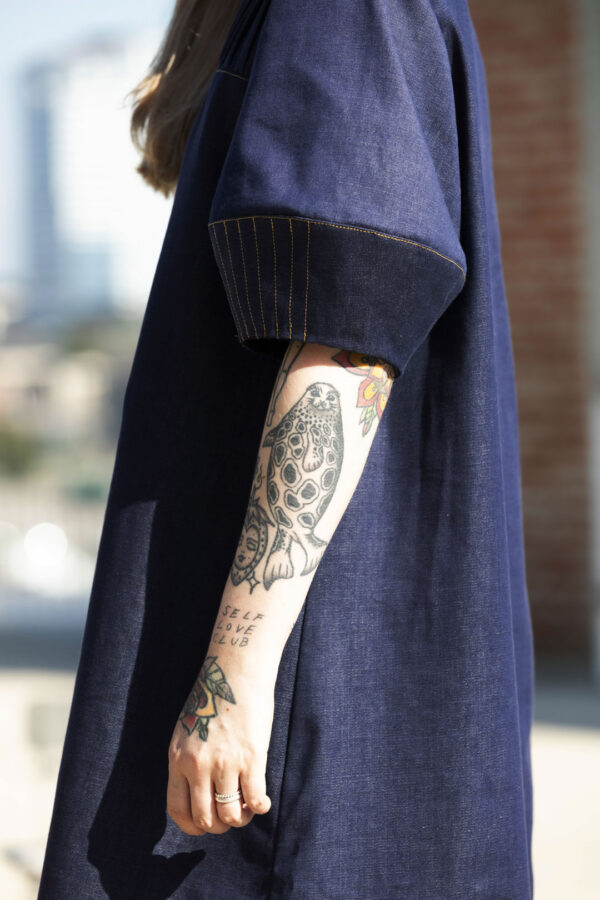 Detail of the Callisto sleeve. Photo by Laura Oja.