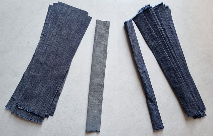 Preparing phases of the vertical bands.
